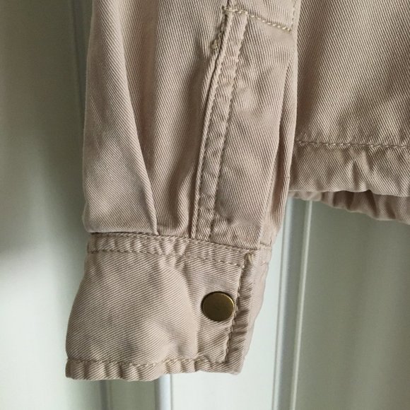 Dex Beige Semi-Cropped Utility Jacket - Picture 14 of 16
